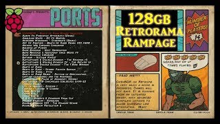 128gb RetroRama Rampage Retropie 44 V2  Fully Loaded [upl. by Helfand]