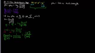 Acids Bases and the Henderson Hasselbalch Equation Part 2 of 3 [upl. by Bobbie]