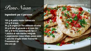 Pane Naan  Naan Bread  Vegan Recipe [upl. by Kcinom]