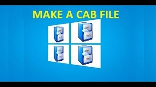 Create CAB File [upl. by Airdnna631]