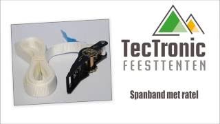 TecTronic Feesttenten  Hoe een spanband met ratel aanspannen [upl. by Niamart]