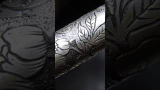 Sterling silver engraving Pen making [upl. by Gilmore751]