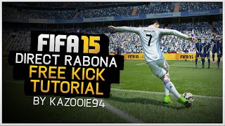 Direct Rabona Free Kick Tutorial  FIFA 15 [upl. by Morton444]