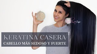 Keratina Casera Cabello Mas Sedoso amp Fuerte Al Instante [upl. by Ajar583]