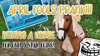 This Is An April Fools Prank It Doesnt Work  Star Stable Online [upl. by Idarb762]