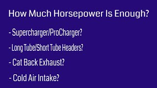 Dodge ChargerChallenger ProChargerSupercharger  How Much Horsepower Is Enough [upl. by Gualtiero]