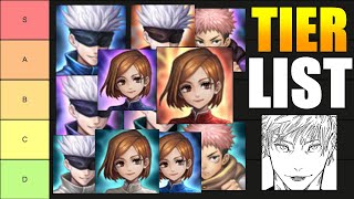 Jujutsu Kaisen x Summoners War Collab Tier List [upl. by Farlee]