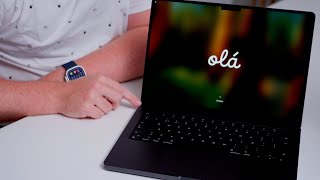 MacBook Pro com chip M4 Max e tela nanotexture unboxing  handson [upl. by Cyrus125]