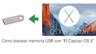 1 Como bootear memoria USB con El Capitan Mac [upl. by Mehetabel]