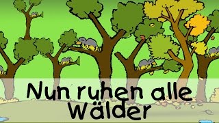 Nun ruhen alle Wälder  Die besten Schlaflieder  Kinderlieder [upl. by Enitsenre]