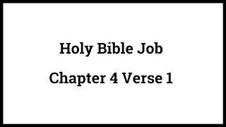 Holy Bible Job 41 [upl. by Safier970]