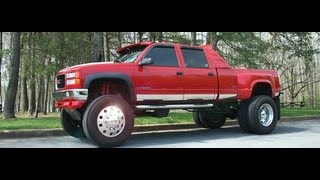 Lifted 1998 GMC 3500 Revving [upl. by Sibilla]