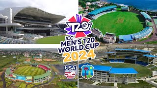 Cricket T20 World Cup 2024 Stadiums  TFC Stadiums  TFC Stadiums [upl. by Atteuqehs]