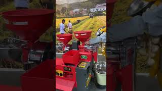 Milling crushing seed sorting deawning—all in one machinericemill machinery farmer dawnagro [upl. by Nosauq]