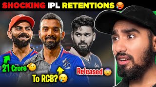 OMG Rishabh Pant amp KL Rahul RELEASED 🥵  Virat  RCB CAPTAIN 👀  IPL Retentions 2025 [upl. by Drummond417]