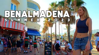 Benalmadena Spain Wonderful Day Summer 2023 July Update Costa del Sol  Málaga 4K 60fps [upl. by Spiro]