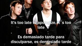 OneRepublic Apologize subtitulos español ingles [upl. by Suneya]