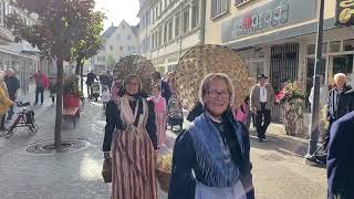 Bad Saulgau Erntedankfest 2023 mit Gaujugendtag des Bodensee Heimat und Trachtenverband [upl. by Ardnahsal445]