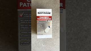 Using RustOleum Concrete Patch and Repair before doing EpoxyShield floors rustoleum epoxy [upl. by Yderf]