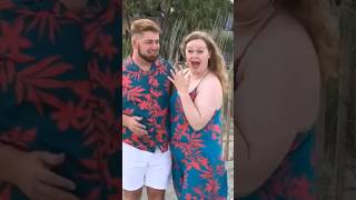 Part 2 The PERFECT proposal 🥹🥰😍 proposal beach matching sunset firstkiss 😘 ❤️2019 [upl. by Gerk]