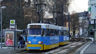 🇩🇪Tatra T3DM Chemnitz Straßenbahn 21012021 [upl. by Sillyrama756]