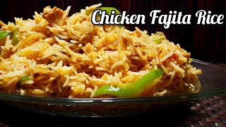 Dinner Special Chicken Fajita Rice Recipe  Fajita Rice By Sarahs Mom Kitchen [upl. by Aidnama]