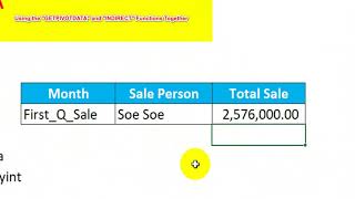 Using the Indirect and Getpivotdata Function Together [upl. by Foster]