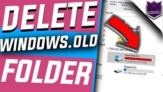 How To Delete WindowsOld Folder And Regain Disk Space After Upgrading Windows 10 [upl. by Mharba455]