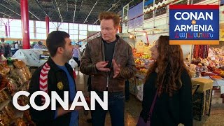 Conan amp Sona Visit An Armenian Marketplace  CONAN on TBS [upl. by Dunlavy]