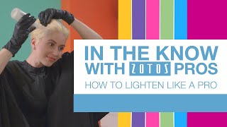 How to Lighten Your Hair at Home Like a Pro with Zotos Professional® [upl. by Lupe]