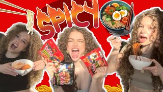 SPICY RAMEN TRUTH OR DARE FT SPECIAL GUESTKalogeras Sisters [upl. by Mensch]