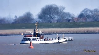 Emden entdecken Ostern am Seedeich zwischen Emssperrwerk Gandersum amp Emder Außenhafen [upl. by Junno]