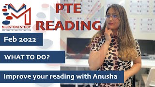 PTE Reading  What to do How to improve reading [upl. by Magen477]