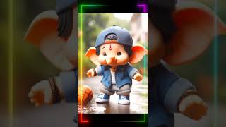 sukhkarta dukhaharta 🙏 cute Bal Ganesh ganpati shorts trending youtubeshorts youtubevideo cute [upl. by Ahsuatal]