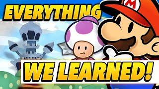 EVERYTHING NEW Weve Learned from the Paper Mario TTYD Changes New Features Music amp More [upl. by Gaudette]