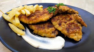 Chicken Escalope  Chicken Chop  French Chicken Dishes  Chicken Recipes [upl. by Avad464]