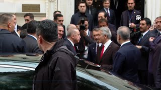 President Erdogan arrives at the Turkish Embassy in Athens [upl. by Arriaet]