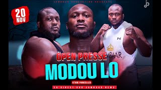 🛑En Direct open presse Modou Lo au Stade munucipale de Parcelle pour son combat contre Siteu [upl. by Dorothy]