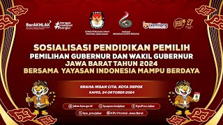 SOSIALISASI DAN PENDIDIKAN PEMILIH PILGUB JABAR 2024 [upl. by Curcio818]