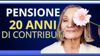 Pensione con 20 anni di contributi Computo nella Gestione Separata [upl. by Adriano]