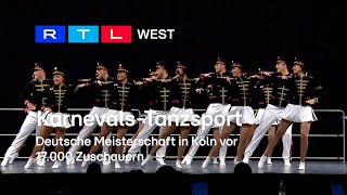 Deutsche Meisterschaften im karnevalistischen Tanzsport  RTL WEST 11032024 [upl. by Nerrawed]