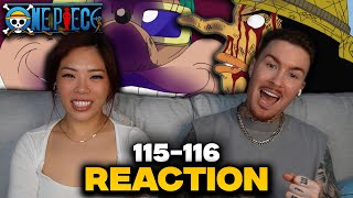 SO SATISFYING  First Time Watching One Piece Episode 115116 Reaction [upl. by Barnett488]