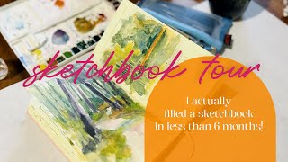 Sketchbook Tour  Art Creations Royal Talens mixed media [upl. by Ramirolg]