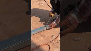 Tricks to weld square tube joint welding welder [upl. by Cal]