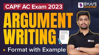 UPSC CAPF AC Exam Argument Writing Strategy for CAPF AC 2023 I Good Argument For amp Against [upl. by Nisa]