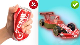 Build amazing F1 racing cars from recycled cans and cardboard [upl. by Enigroeg]