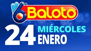 Resultado del Baloto del Miércoles 24 de Enero de 2024 Ganador 😱🤑💰💵 [upl. by Cedar]