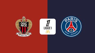 OGC Nice vs Paris Saint Germain 🔴Live Match Today⚽🎬 [upl. by Ellerihs]