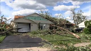 06202021  NapervilleWoodridge IL  EF3 Tornado Significant Damage [upl. by Allimaj60]