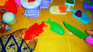 3 minutes satisfying with Unboxing miniature kitchen set Orenge color Toy DIY [upl. by Barger931]